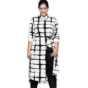 Adam Lippes x Target Painterly Plaid Shirtdress